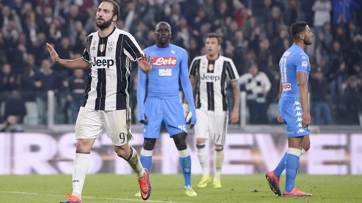 Serie A, Juventus-Napoli 2-1: decidono Bonucci e Higuain