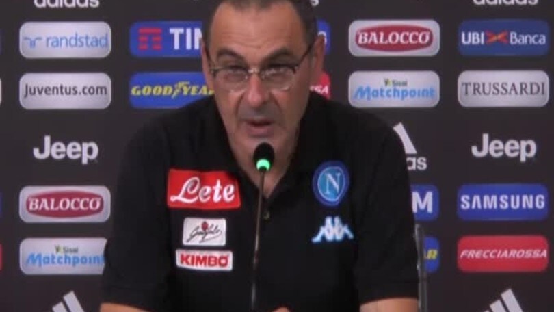 Sarri: "Dispiace per il risultato. Non è veritiero"