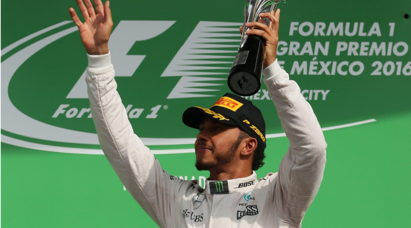 F1 Messico, le immagini della vittoria di Hamilton