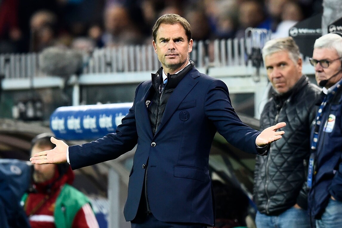 Inter, De Boer: «Primo tempo da dimenticare, nell'intervallo ero molto nervoso»