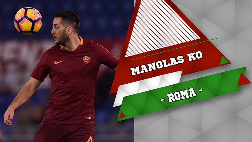 Roma, Manolas out due settimane