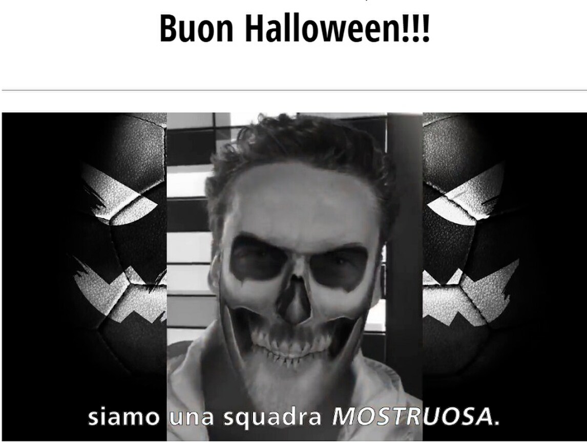 Dolcetto e scherzetto al Napoli: così la Juventus festeggia Halloween