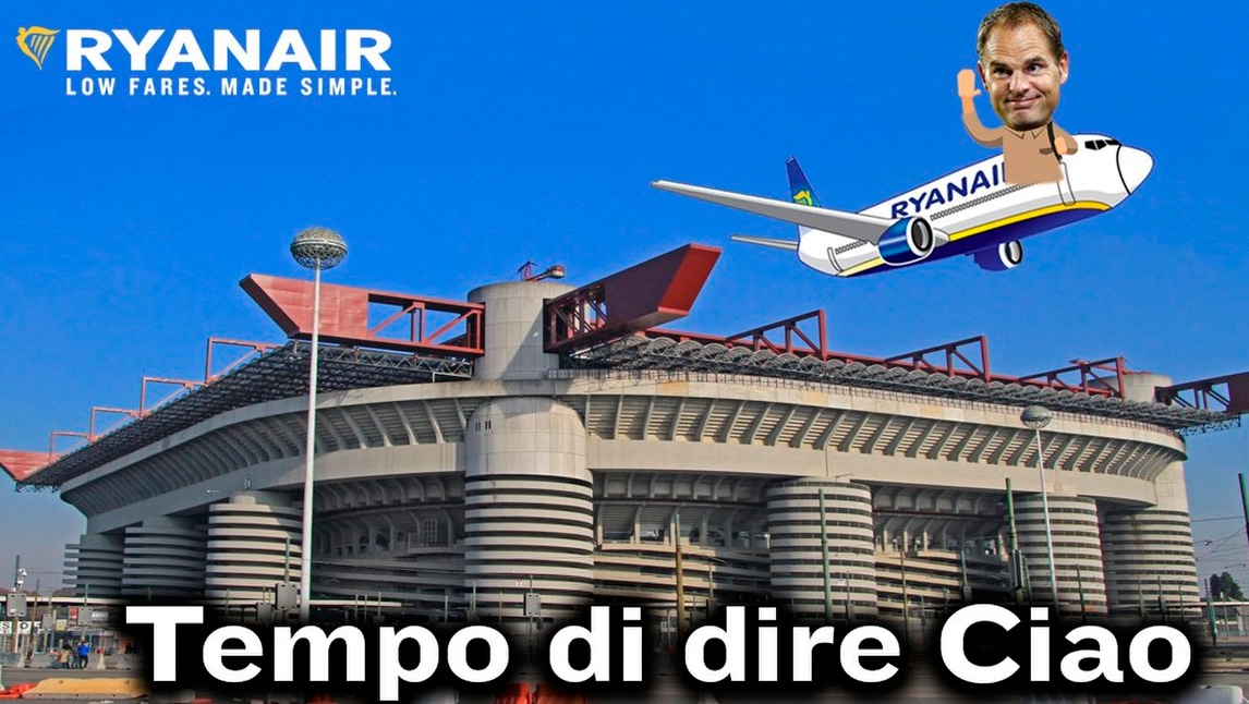 L'Inter esonera De Boer. E sui social dilaga l'ironia