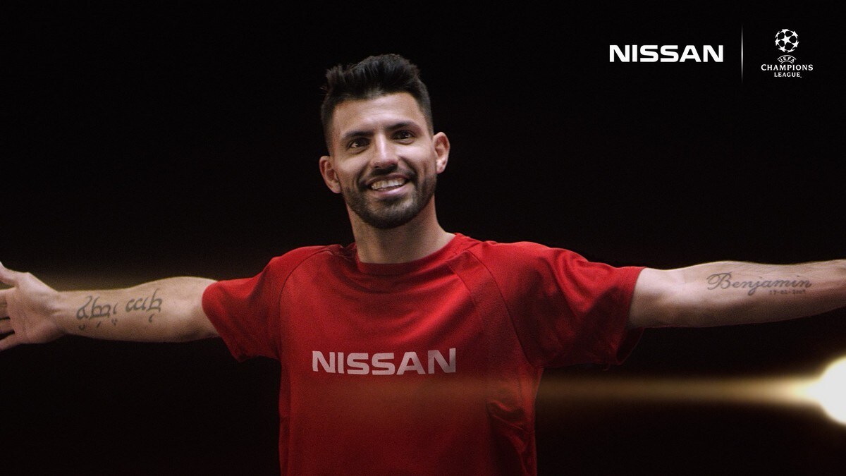 Aguero e Bale sono i nuovi ambasciatori Nissan
