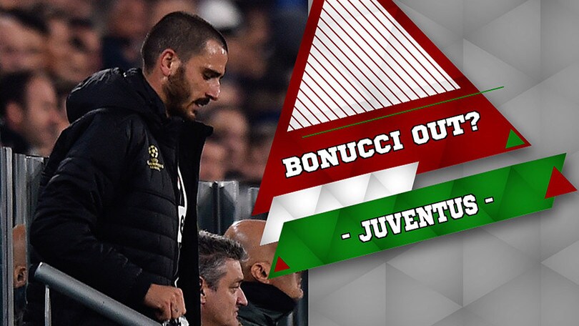 Juventus, si ferma Bonucci. A rischio contro il Chievo
