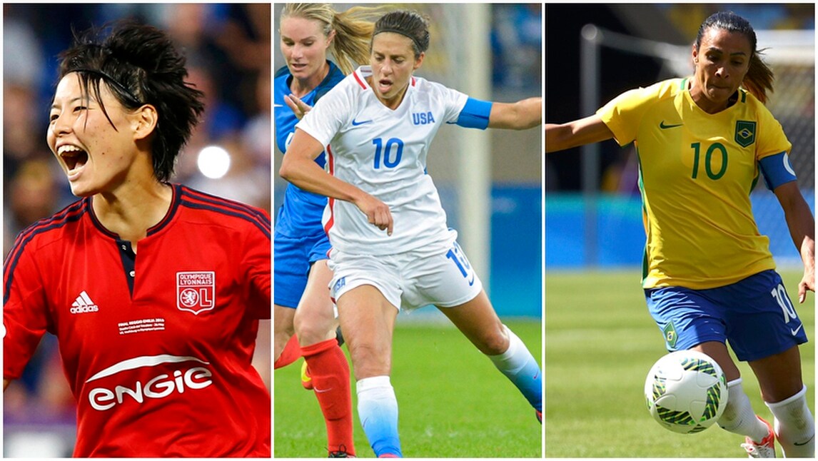 Fifa: le 10 candidate a miglior giocatrice del mondo