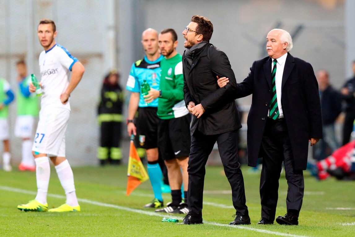 Serie A Sassuolo, Di Francesco: «Curioso di vedere se mi squalificano»