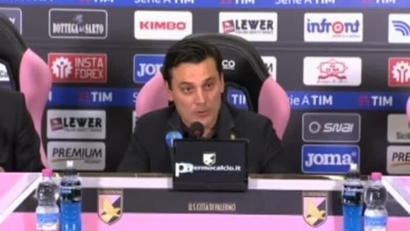 Montella: "Abbiamo meritato di vincere"