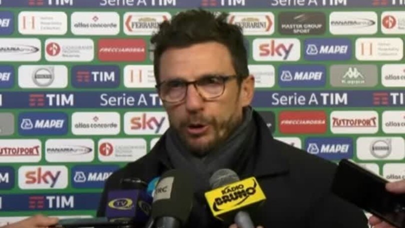 Di Francesco: "Subito ancora un gol in fuorigioco"