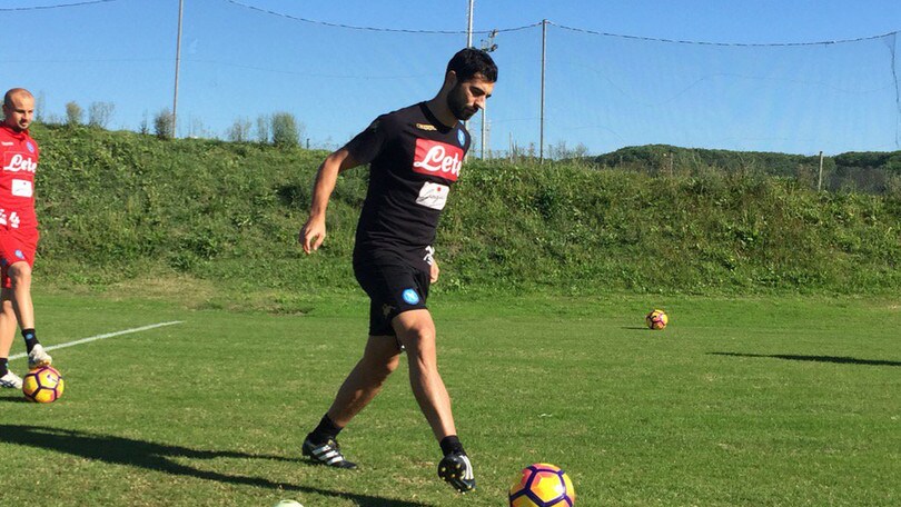 Napoli, la squadra ritrova Albiol