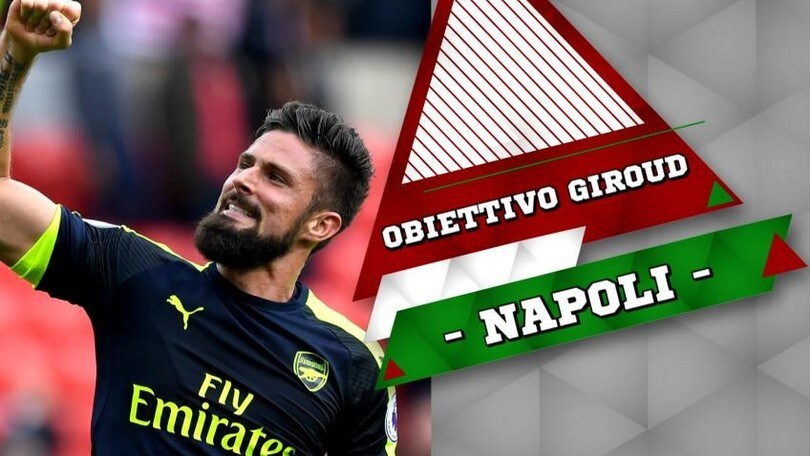 Mercato, Napoli-Milan: duello per Giroud