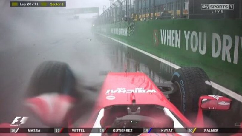 F1, testacoda Raikkonen: che paura in Brasile!