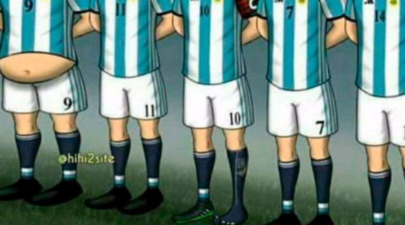 In Argentina non perdonano, Higuaìn ha la pancia