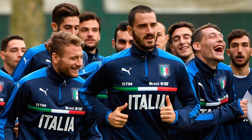 L'Italia si prepara per l'amichevole contro la Germania
