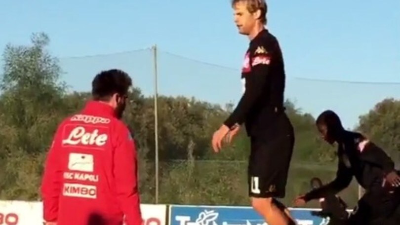 «Bravo Strinic!», allenamenti sotto il sole a Napoli