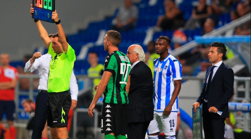 Il Sassuolo presenta il ricorso per il 3-0 a tavolino col Pescara