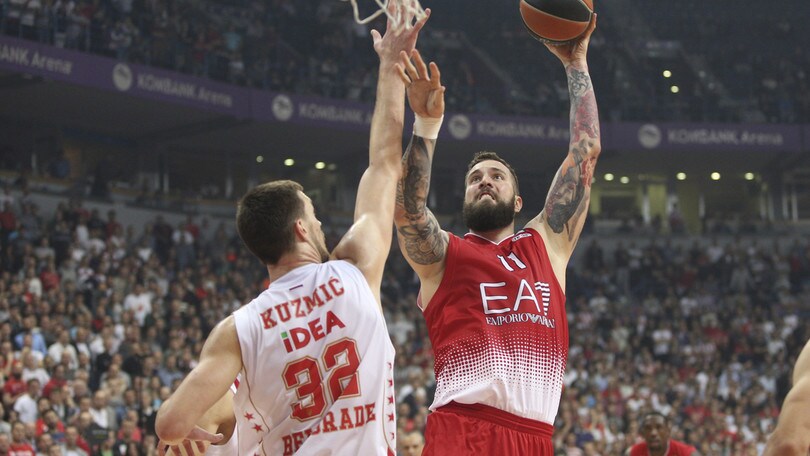 Basket, Eurolega: l'EA7 Milano cade a Belgrado