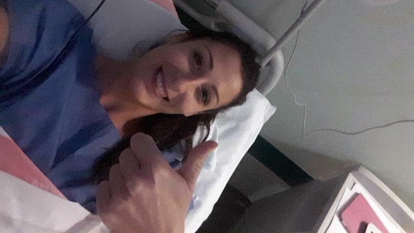 Valentina Tirozzi si opera e torna a sorridere. Pomì relax