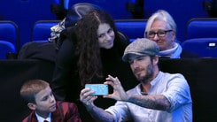 Tennis, Atp Finals: Beckham sugli spalti per Raonic-Thiem