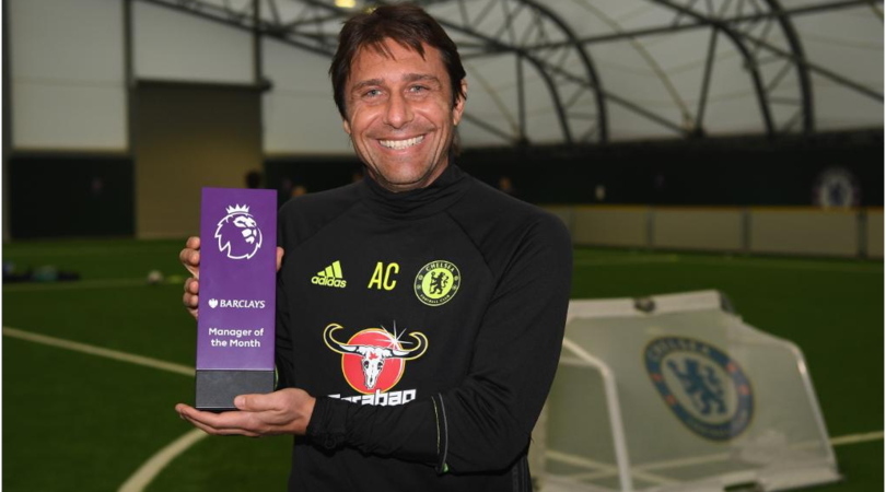 Super Conte, è l'allenatore del mese in Premier League