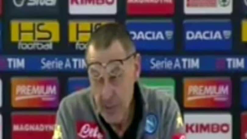 Sarri: "Disputato un buon primo tempo"