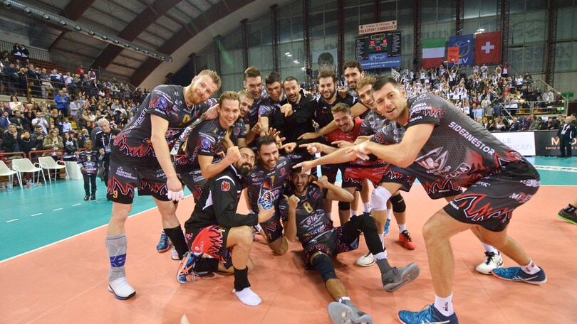 La Sir Safety Perugia si qualifica. 3-0 all'Amriswil