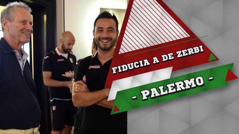 Palermo, Zamparini dà fiducia a De Zerbi