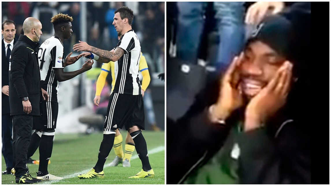 Juventus, Kean entra in campo: il fratello scoppia in lacrime
