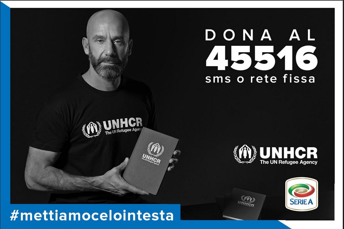 Anche Vialli testimonial per "Mettiamocelo in testa"