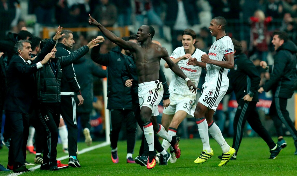 Besiktas-Benfica 3-3: notte folle a Istanbul