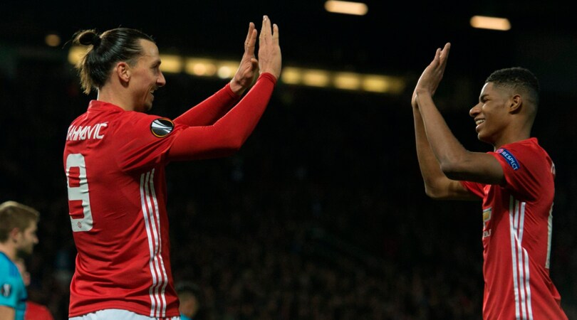 Europa League: Manchester United-Feyenoord 4-0; Austria Vienna-Astra Giurgiu 1-2