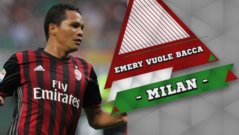 Milan, Emery vuole Bacca come vice-Cavani