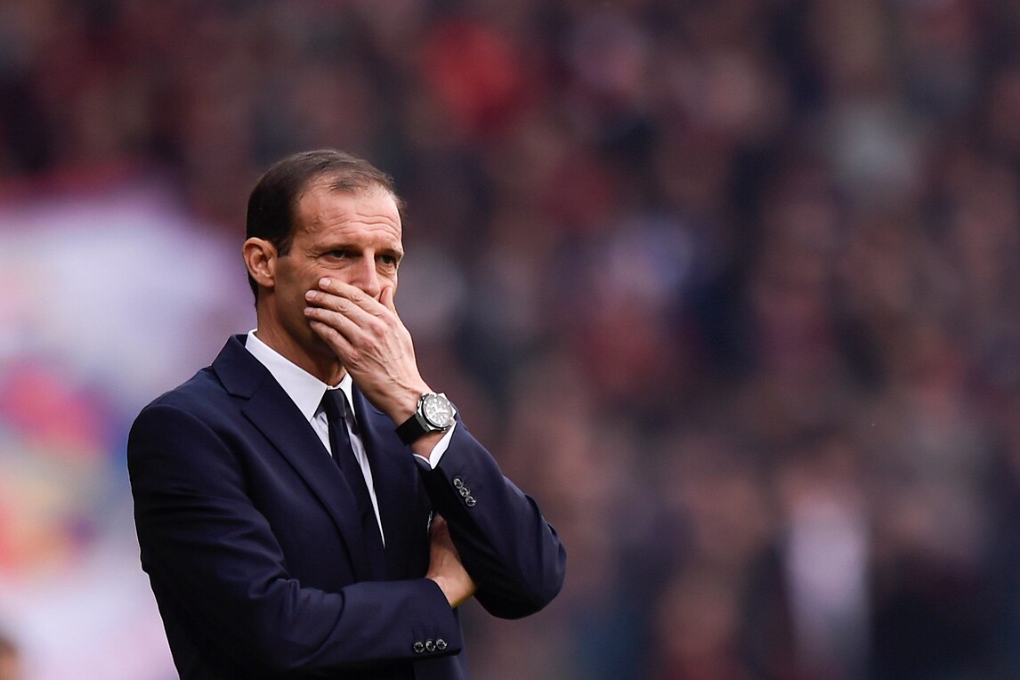 Allegri: «Questa mazzata ci sarà utile, dobbiamo tornare coi piedi per terra»