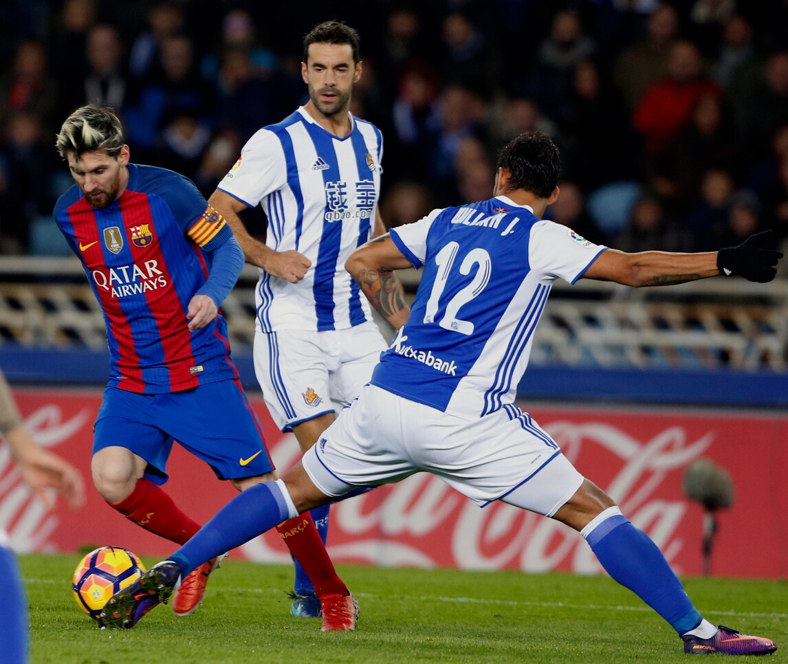 Liga, Real Sociedad-Barcellona 1-1, Real Madrid sempre più lontano