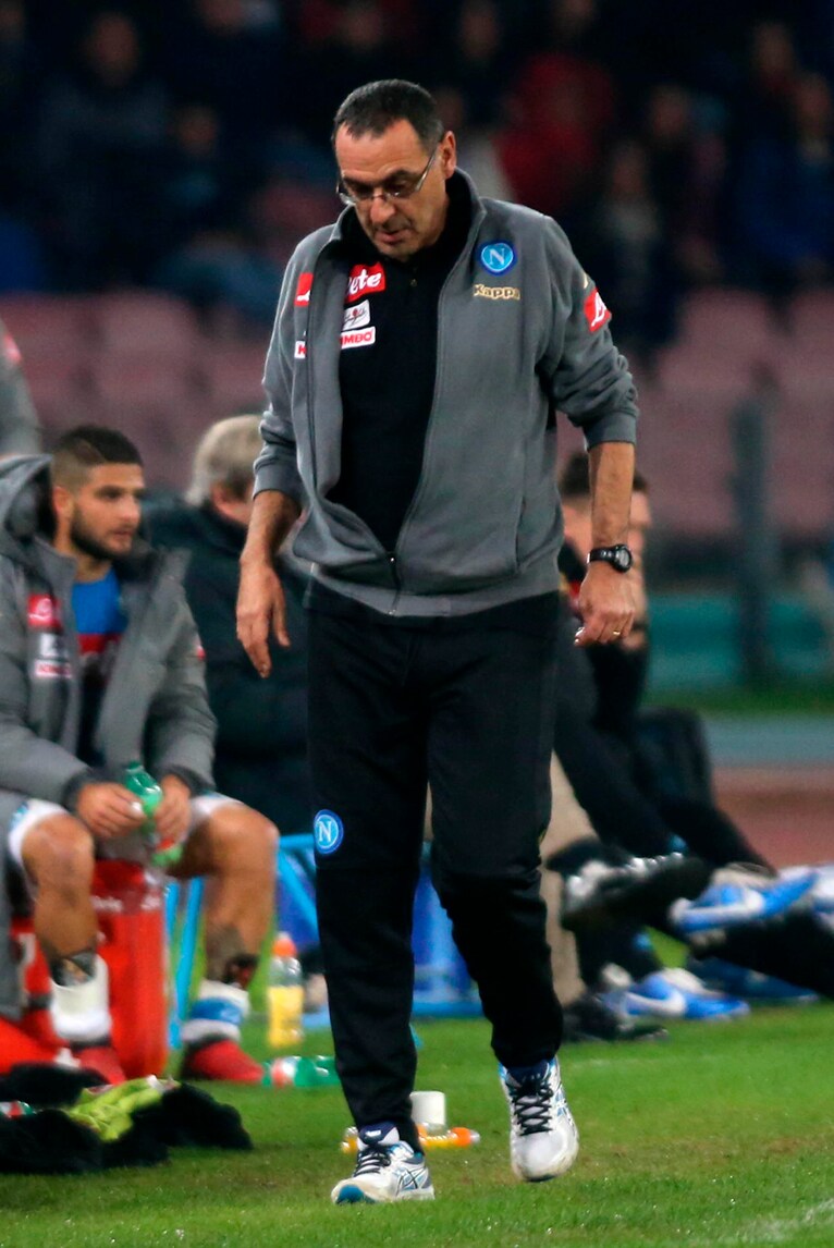 Napoli, Sarri: «Dominiamo ma non vinciamo: ci vuole più rabbia»