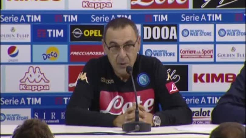 Sarri: "Siamo una squadra adolescente"