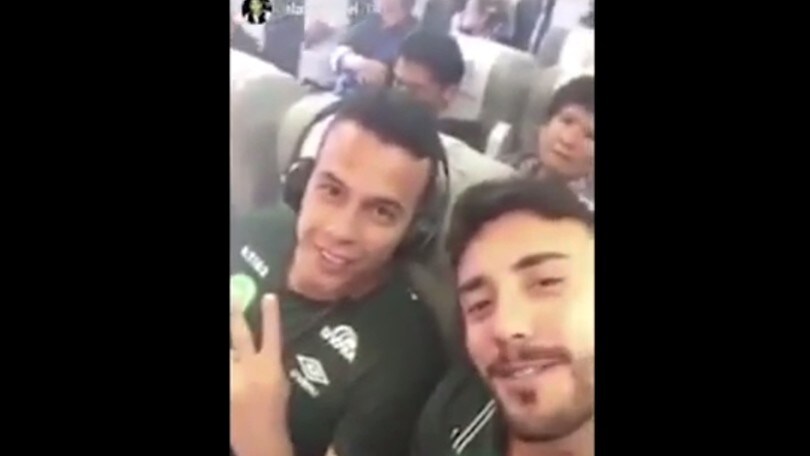 Chapecoense, il video di Ruschel prima dell'incidente