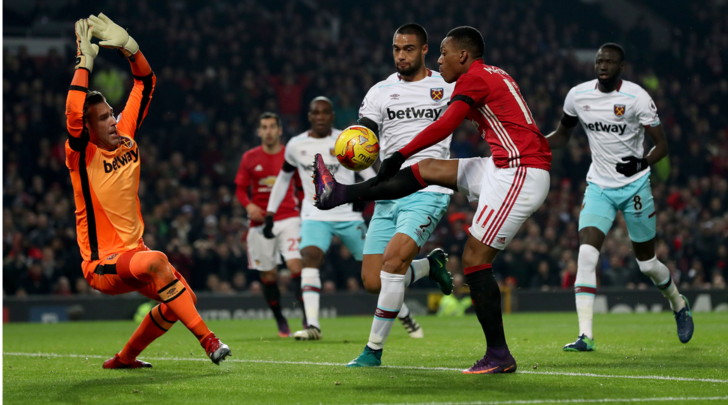 Coppa di Lega: Manchester United-West Ham 4-1, torna in campo Zaza