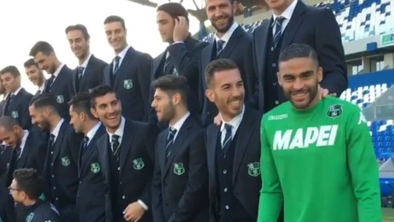 Sassuolo, tutti con il completo...tranne uno