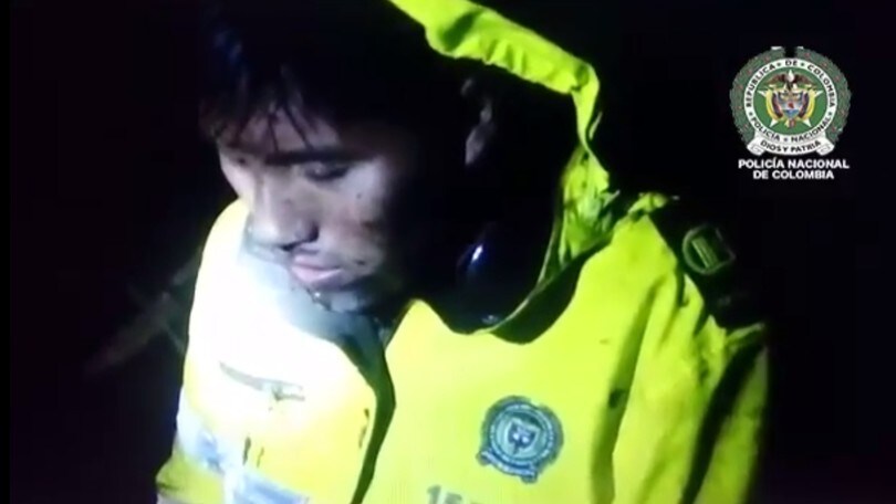 Il sopravvissuto dopo l'incidente: il video straziante della Policia Nacional