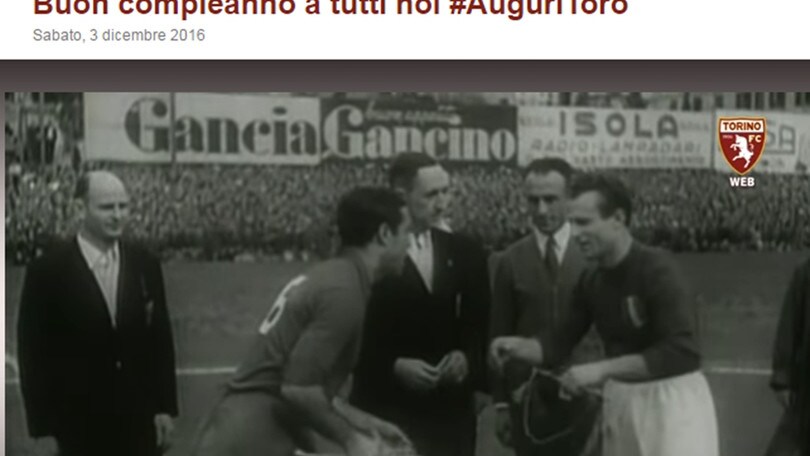 Il Torino compie 110 anni: gli auguri sui social