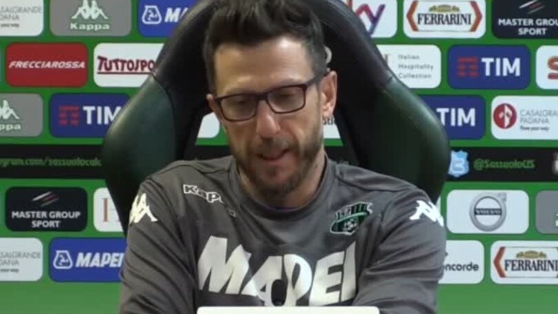 Di Francesco: "L'Empoli? E' uno scontro salvezza"