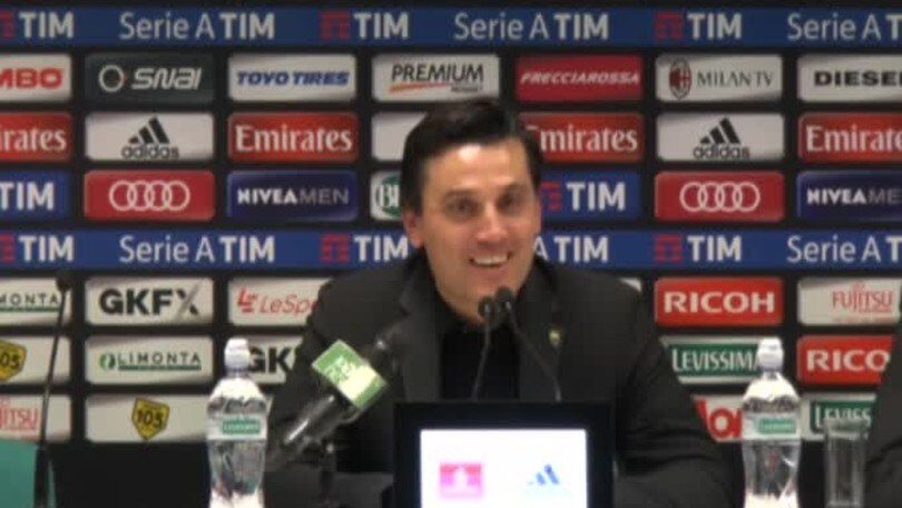 Montella: "Ci piace la classifica"