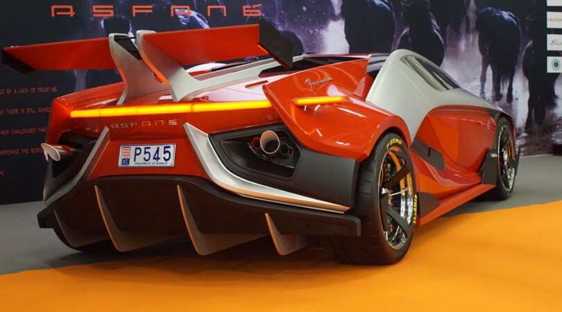 Motor Show, c'è anche la supercar torinese Asfané
