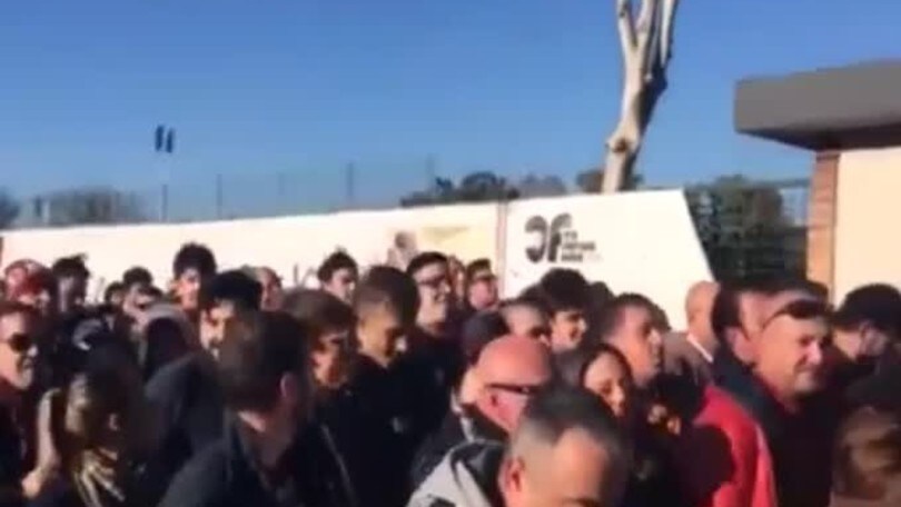 Al Tre Fontane arrivano i tifosi giallorossi