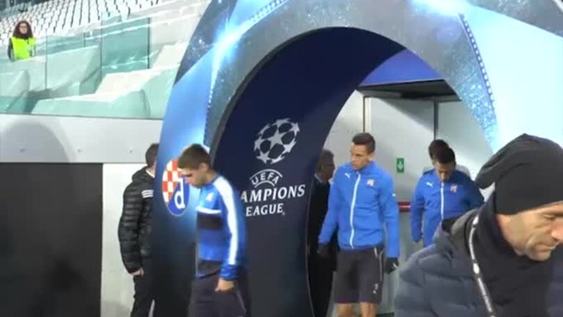 Champions: la Dinamo Zagabria si allena a Torino