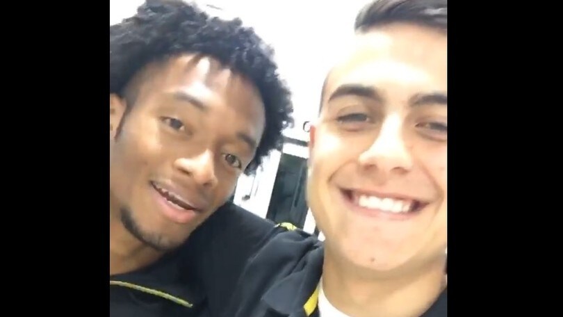 Dybala-Cuadrado, clip prima della Champions