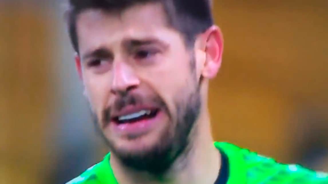 Besiktas, Fabricio scoppia in lacrime dopo il quarto gol