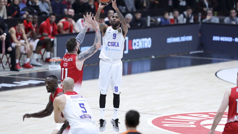 L'EA7 Milano dura un tempo, Jackson lancia il CSKA