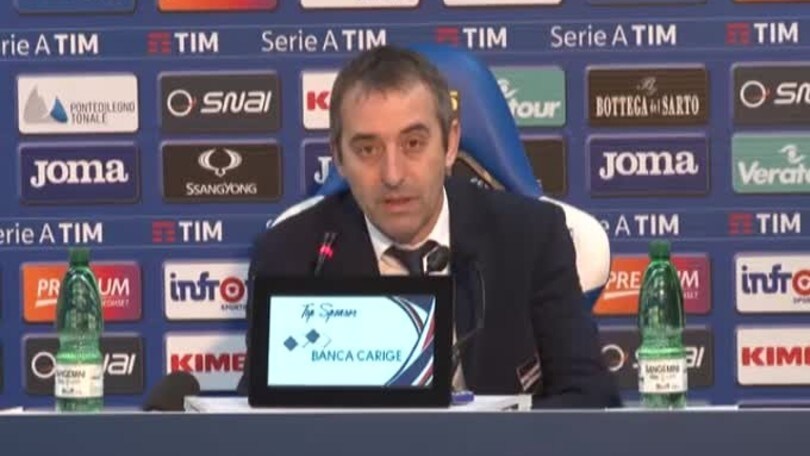 Giampaolo: "Abbiamo dato tutto in campo"